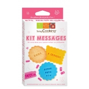Kit messages pour biscuit à tamponner