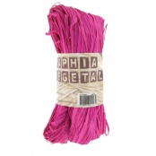 Raphia végétal Fuchsia 50 g