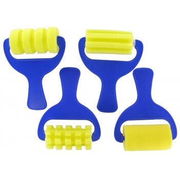 260185 - 3700043060180 - Cléopâtre - Rouleau en mousse empreinte fantaisie 4 pièces 70 mm