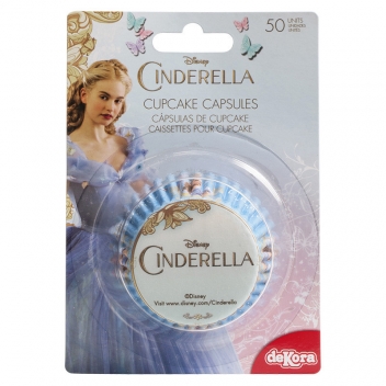 339240 - 8435035213903 - Dekora - Caissette à cupcake et muffin Cendrillon 50 pièces
