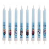 Bougies d\'anniversaire Frozen 9 cm 12 pièces