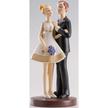 305019 - 8435035104492 - Dekora - Figurine gâteau de mariage Harmonie 16 cm