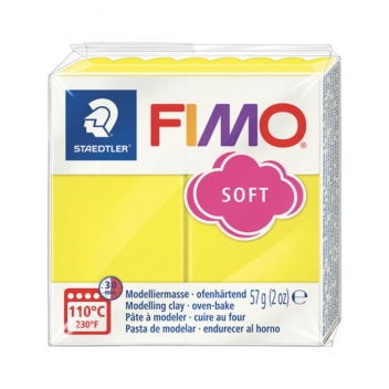 261410 - 4006608809430 - Fimo - Pâte Fimo 57 g Soft Citron 8020.10 - 2