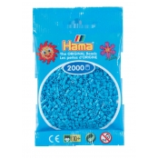 2 000 perles mini (petites perles Ø2,5 mm) bleu azur