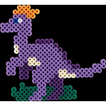 3434 - 0028178034344 - Hama - Kit perles & plaques standard (Ø5 mm) Dinosaure pack 2 - 2