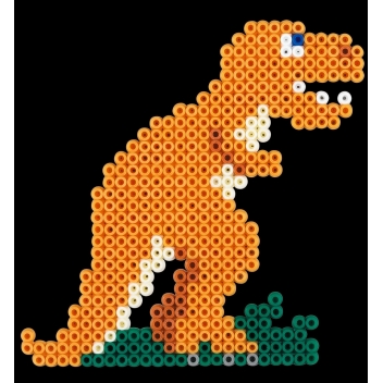 3434 - 0028178034344 - Hama - Kit perles & plaques standard (Ø5 mm) Dinosaure pack 2