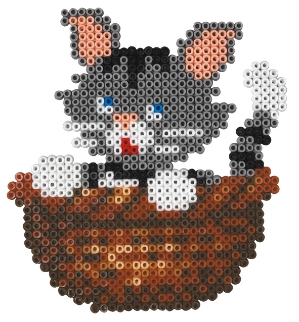 Kit Perles Plaques Mini Petites Perles Chat Perle A Repasser Hama Kit Perles Plaques Mini Petites Perles Chat Perle A Repasser Hama