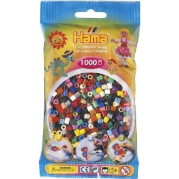 20767 - 0028178207670 - Hama - 1 000 perles standard MIDI (Ø5 mm) mélange 22 couleurs - 2