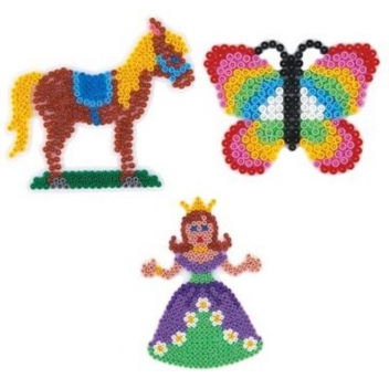  - 3700982212244 - Hama - Plaques Princesse Cheval Papillon pour perles standard (Ø5 mm) - 6