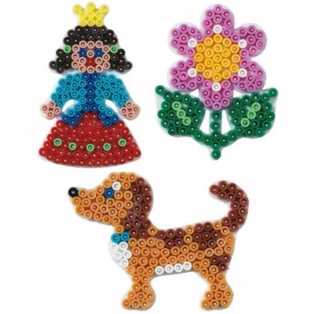  - 3700982212282 - Hama - Plaques Chien Fleur Princesse pour perles standard (Ø5 mm) - 8