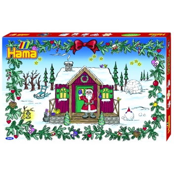 3040 - 0028178030407 - Hama - Calendrier de l\'Avent géant Hama Midi - 3