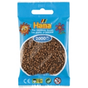 2 000 perles mini (petites perles Ø2,5 mm) Marron glacé