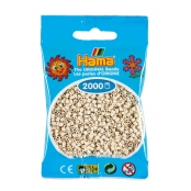 2 000 perles mini (petites perles Ø2,5 mm) Blanc calcaire