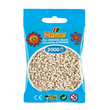 50177 - 0028178501778 - Hama - 2 000 perles mini (petites perles Ø2,5 mm) Blanc calcaire