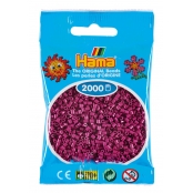 2 000 perles mini (petites perles Ø2,5 mm) Prune