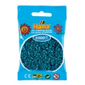 2 000 perles mini (petites perles Ø2,5 mm) Bleu pétrole
