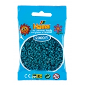 2 000 perles mini (petites perles Ø2,5 mm) Bleu pétrole
