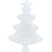 Plaque pour Perles à repasser Midi Sapin de noël
