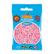 2 000 perles mini (petites perles Ø2,5 mm) Rose clair pastel