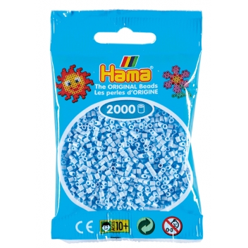 50197 - 0028178501976 - Hama - 2 000 perles mini (petites perles Ø2,5 mm) Glacier pastel