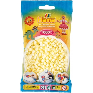 20702 - 0028178207021 - Hama - 1 000 perles standard MIDI (Ø5 mm) crème - 2