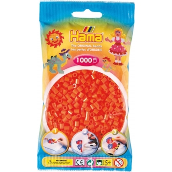 20704 - 0028178207045 - Hama - 1 000 perles standard MIDI (Ø5 mm) orange - 2