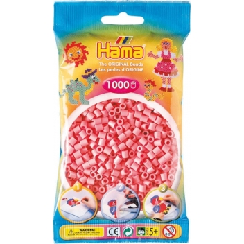 20706 - 0028178207069 - Hama - 1 000 perles standard MIDI (Ø5 mm) rose - 2