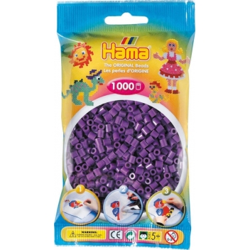 20707 - 0028178207076 - Hama - 1 000 perles standard MIDI (Ø5 mm) violet - 2