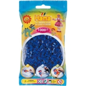 1 000 perles standard MIDI (Ø5 mm) bleu foncé