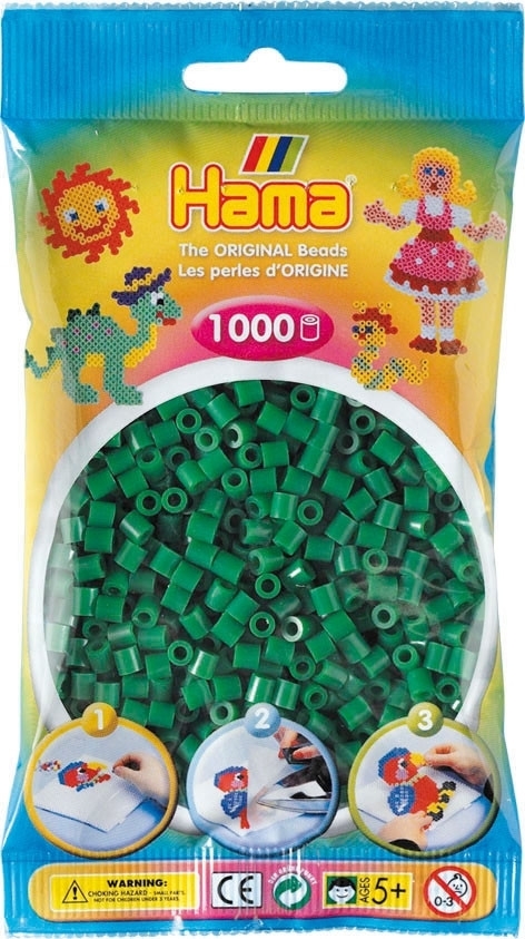 Hama 1 000 Beads Standard Midi Green Ø5 MM 