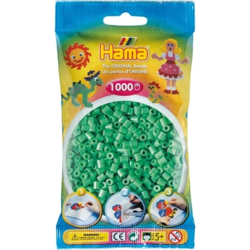 20711 - 0028178207113 - Hama - 1 000 perles standard MIDI (Ø5 mm) vert clair - 2