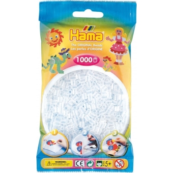 20719 - 28178207199 - Hama - 1 000 perles standard MIDI (Ø5 mm) incolore - 2