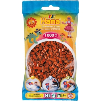 20720 - 0028178207205 - Hama - 1 000 perles standard MIDI (Ø5 mm) caramel - 2