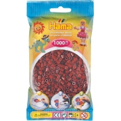 1 000 perles standard MIDI (Ø5 mm) rouge brun