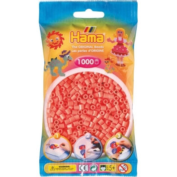 20744 - 0028178207441 - Hama - 1 000 perles standard MIDI (Ø5 mm) Corail - 2