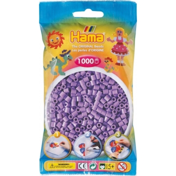 20745 - 0028178207458 - Hama - 1 000 perles standard MIDI (Ø5 mm) violet pastel - 2