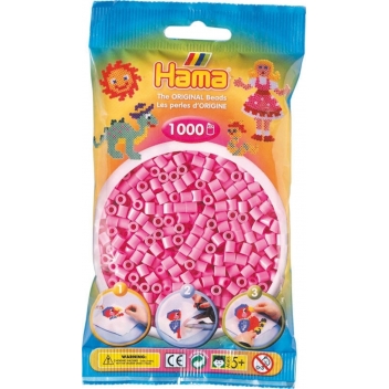 20748 - 0028178207489 - Hama - 1 000 perles standard MIDI (Ø5 mm) rose pastel - 2