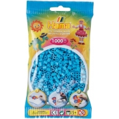 1 000 perles standard MIDI (Ø5 mm) Bleu azur