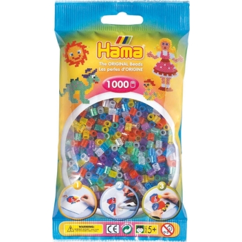 20754 - 28178207540 - Hama - 1 000 perles standard MIDI (Ø5 mm) paillettes - 2