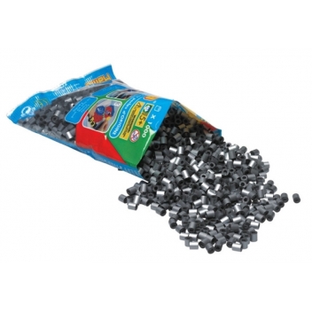 20762 - 28178207625 - Hama - 1 000 perles standard MIDI (Ø5 mm) argenté - 2
