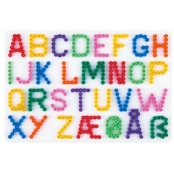 Plaque Lettres alphabet pour perles standard (Ø5 mm)