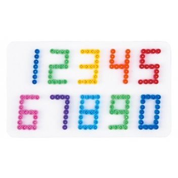  - 3700982212176 - Hama - Plaques Chiffres & lettres pour perles standard (Ø5 mm) - 3