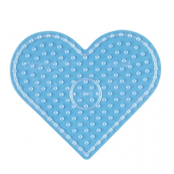 8206 - 0028178820633 - Hama - Plaque transp. Coeur pour grosses perles Ø10 mm (MAXI)