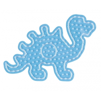 8215 - 0028178821579 - Hama - Plaque transp. Dinosaure pour grosses perles Ø10 mm (MAXI)
