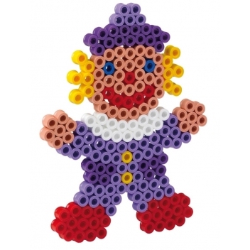 8219 - 0028178082192 - Hama - Plaque transp. Clown pour grosses perles Ø10 mm (MAXI) - 4