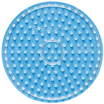 8220 - 0028178082208 - Hama - Plaque transp. Rond pour grosses perles Ø10 mm (MAXI)