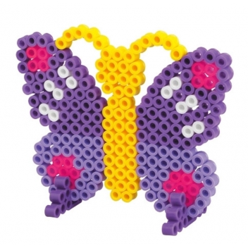 8908 - 0028178890889 - Hama - Kit perles & plaques MAXI (grosses perles Ø10 mm) Papillon