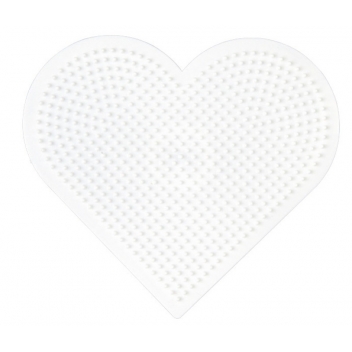  - 3700982212329 - Hama - Plaques Carré rond hexagone cœur pour perles standard (Ø5 mm)