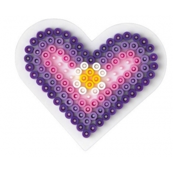 236 - 28178236892 - Hama - Plaque Coeur (Petit) pour perles standard (Ø5 mm) - 3