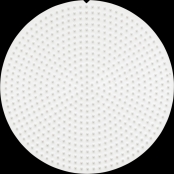 Plaque Ronde Pour petites perles Ø2,5 mm (mini)